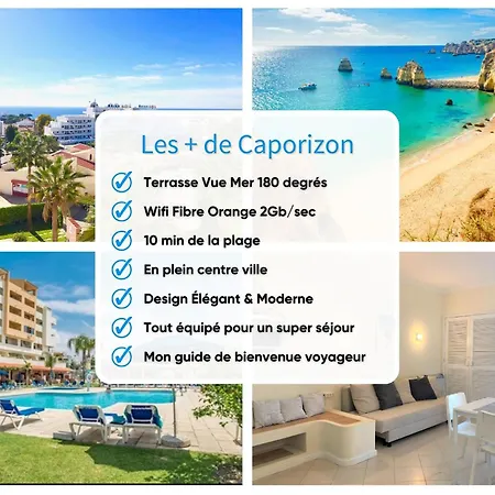 Caporizon-albufeira-vue Panoramique Mer-hyper Centre-4 Personnes Apartment *